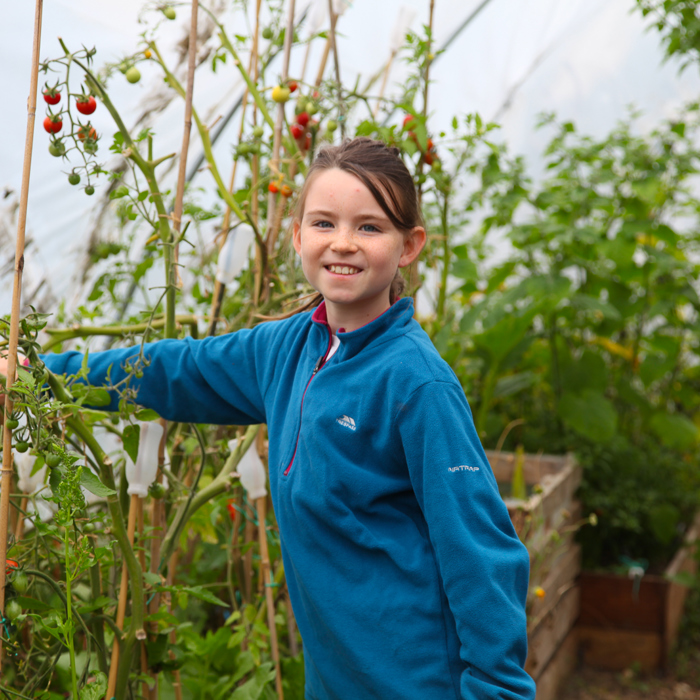 Child in Garden 